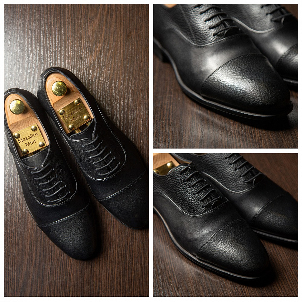 Мужские дерби из натуральной кожи