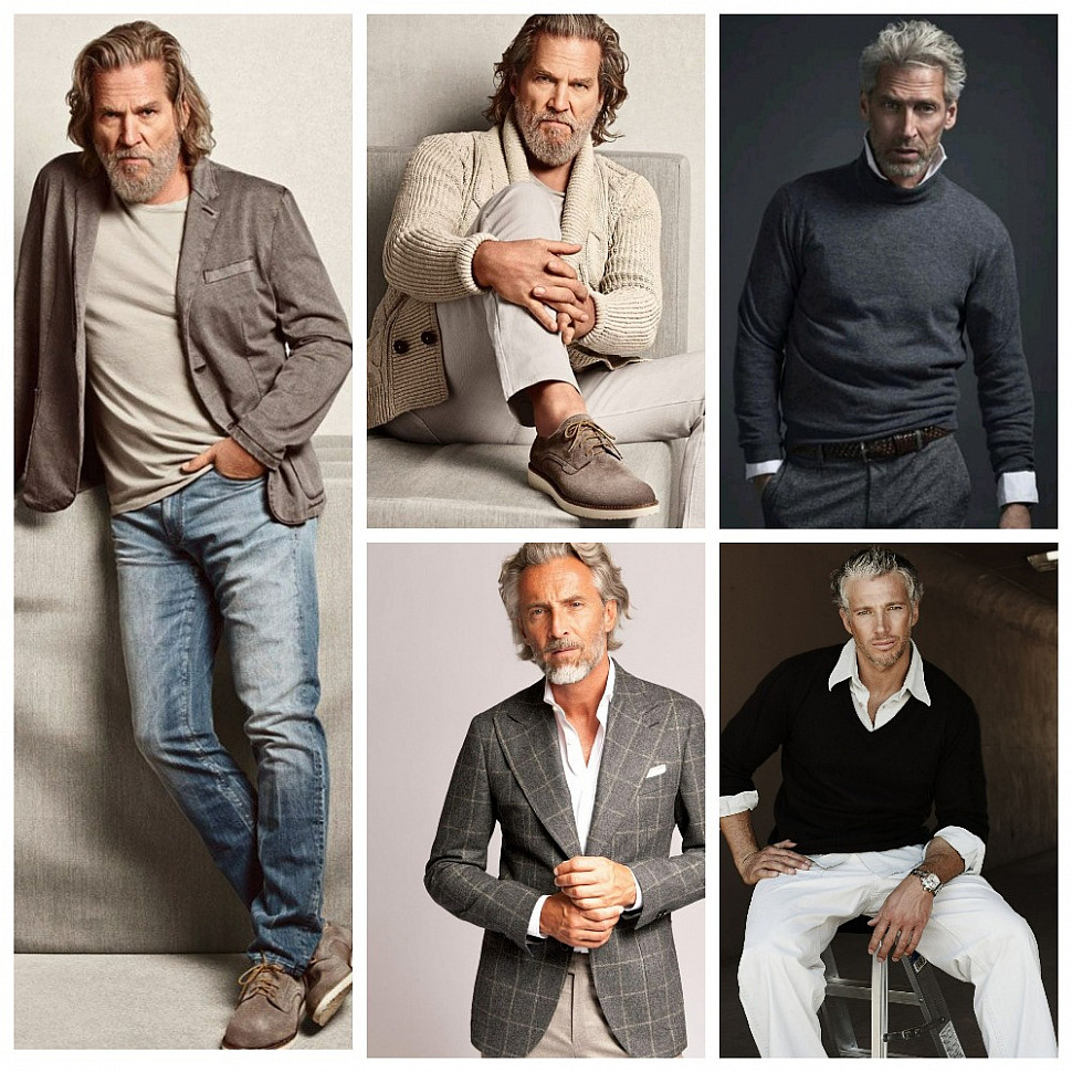 Цветовая гамма одежды для мужчины 50 лет
