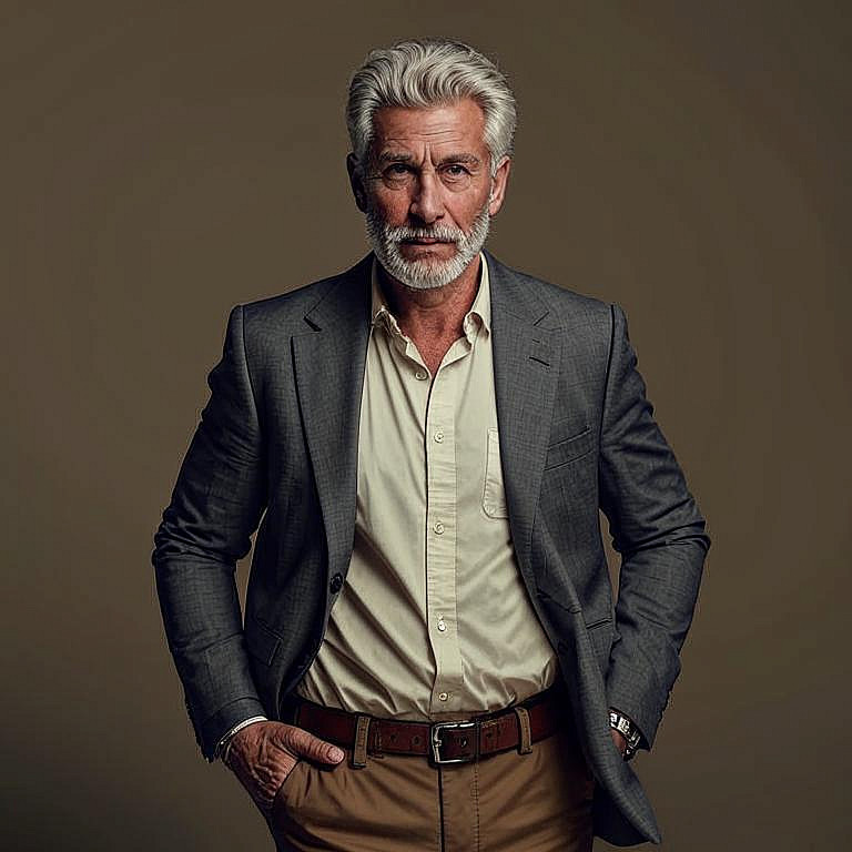 Мужчина 50 лет опрятный