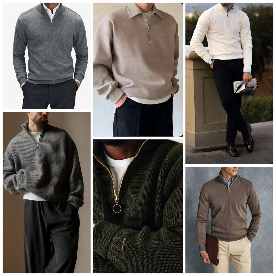 Мужской свитер в стиле old money