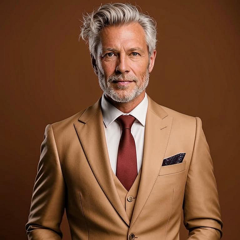 Светлая мужская одежда для мужчин старше 50 лет