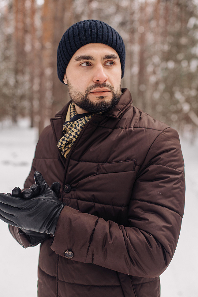 Мужская куртка зимняя классика