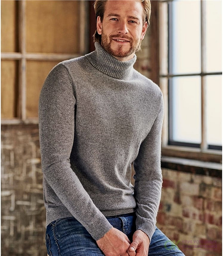 Мужская водолазка кашемир