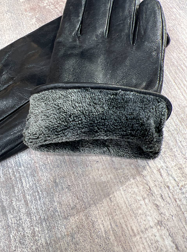 мужские перчатки с меховым подкладом