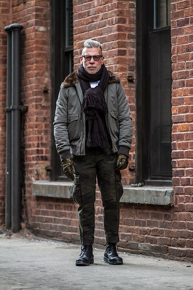 Мужской образ милитари