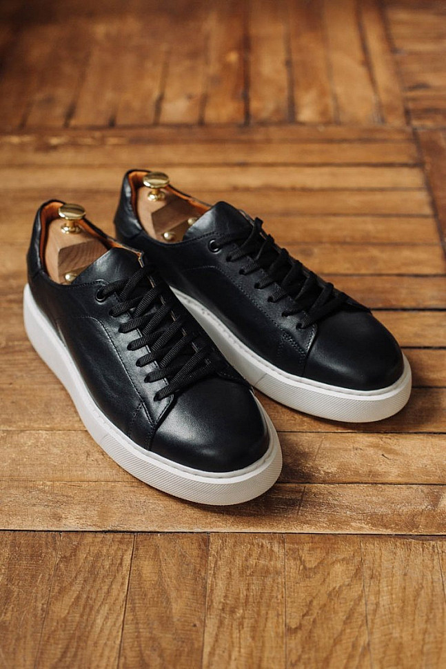 Мужские кеды черные