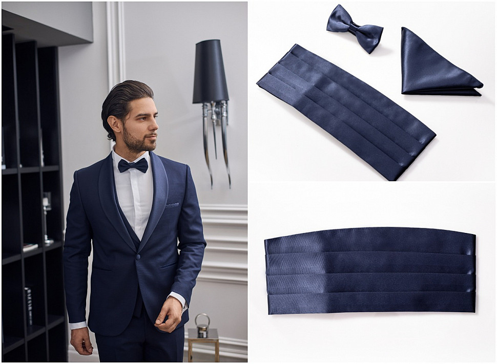 Камербанд синий