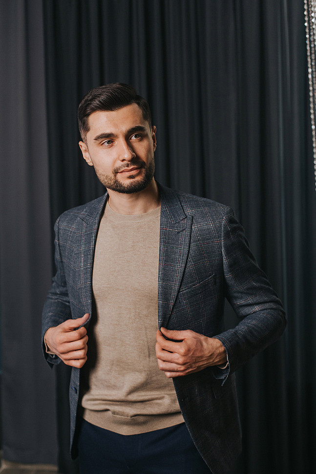 Мужские джемпер и непарный пиджак