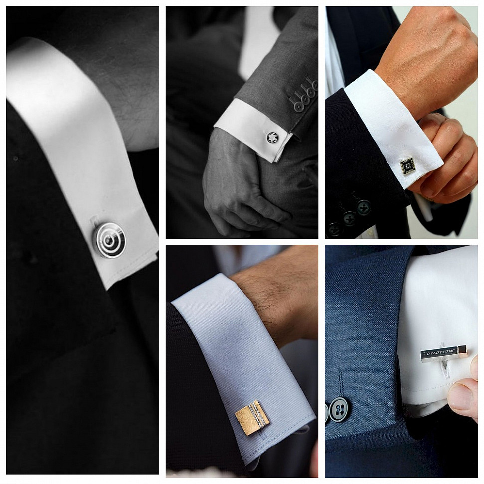 Мужские запонки и повседневный стиль