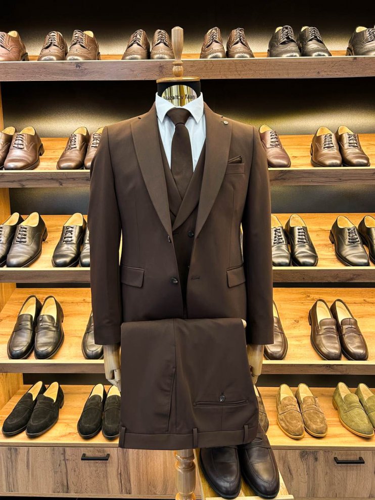 Костюм MAZALTOVMAN 3-ка Premium Коричневый