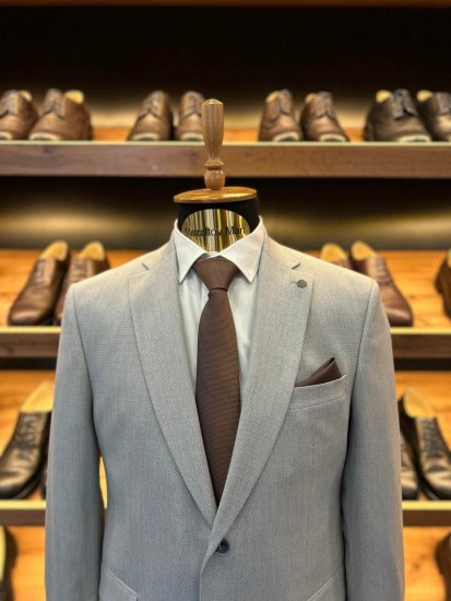 Костюм MAZALTOVMAN 2-ка Premium Голубой фактурный