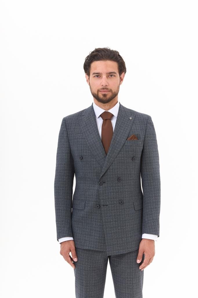 Костюм MAZALTOVMAN 2-ка Premium Серый в клетку