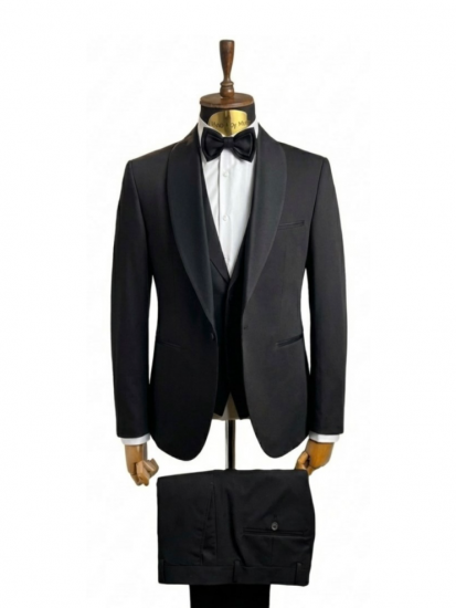 Смокинг MAZALTOVMAN Premium 3-ка Черный