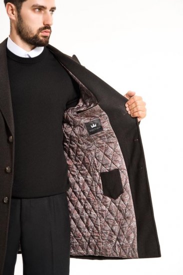 Пальто MAZALTOVMAN Premium Темно-коричневое