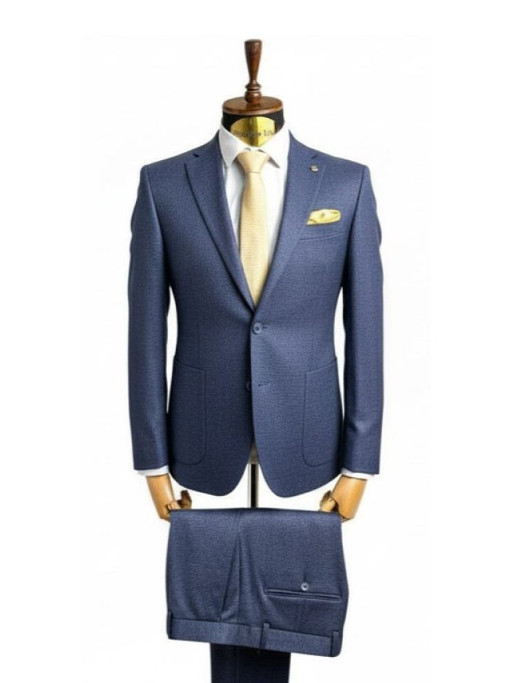 Костюм MAZALTOVMAN 2-ка Premium Синий в клетку