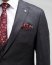 Черный костюм 3-ка фактурный