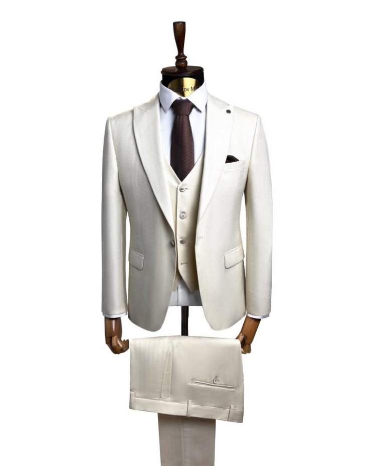 Костюм MAZALTOVMAN 3-ка Premium Светло-бежевый