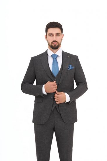 Костюм MAZALTOVMAN 3-ка Premium Серый фактурный