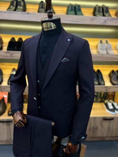 Костюм MAZALTOVMAN 3-ка Premium Бордовый фактурный