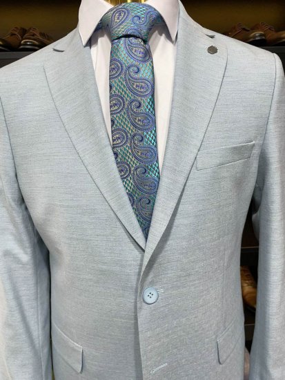 Костюм MAZALTOVMAN 2-ка Голубой фактурный