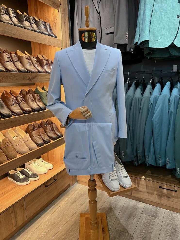 Костюм MAZALTOVMAN 2-ка Premium Голубой