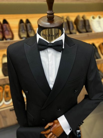 Смокинг MAZALTOVMAN 2-ка Premium Черный двубортный