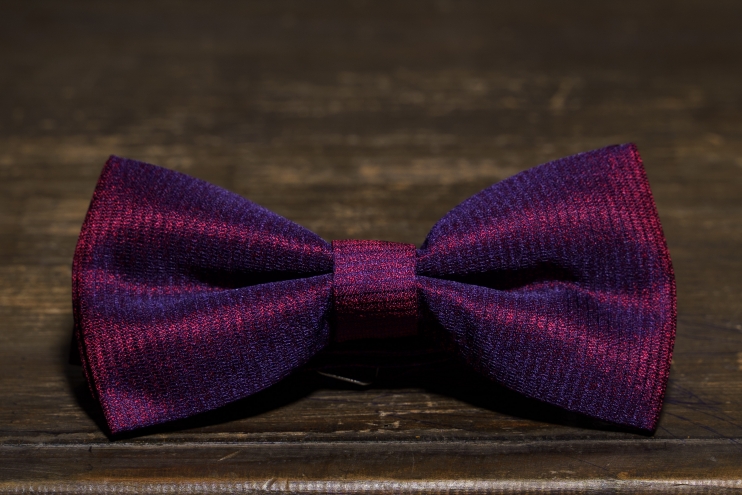 Галстук-бабочка Темно-бордовая