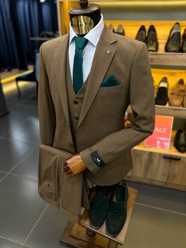 Костюм MAZALTOVMAN 3-ка Темно-бежевый