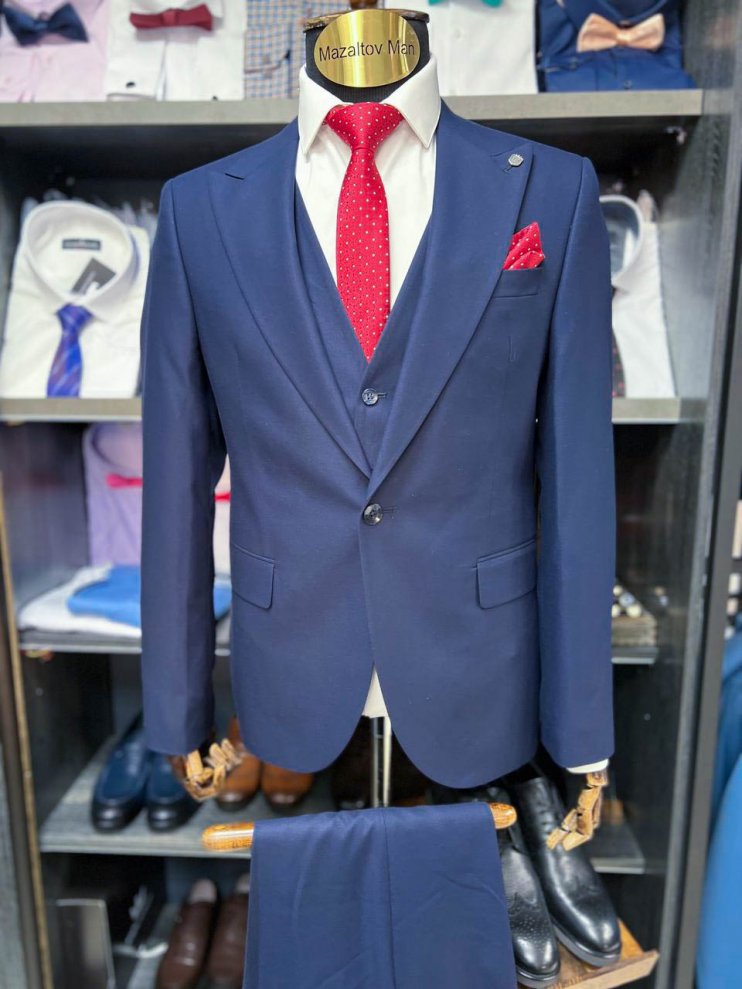 Костюм тройка MAZALTOVMAN цвет - Синий