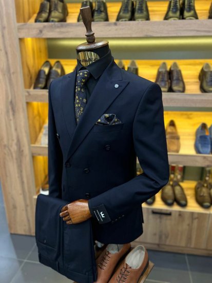 Костюм MAZALTOVMAN 2-ка Premium Синий двубортный