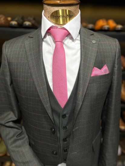 Костюм MAZALTOVMAN 3-ка Зеленый в клетку