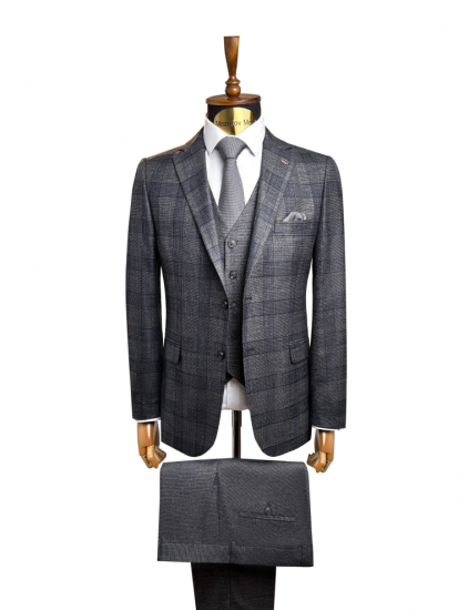 Костюм FRC 3-ка Серый в клетку